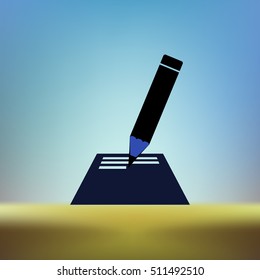 Note pad icon