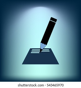 Note pad icon