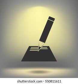 Note pad icon