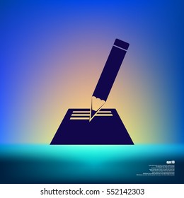 Note pad icon