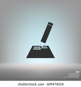Note pad icon