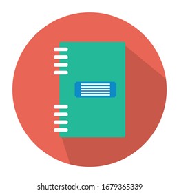 Note pad icon design with white background 
