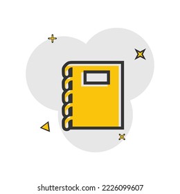 A note pad illustration vector