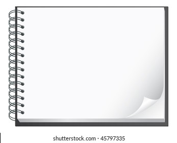 Blank Note Pad Stock Vectors Images Vector Art Shutterstock