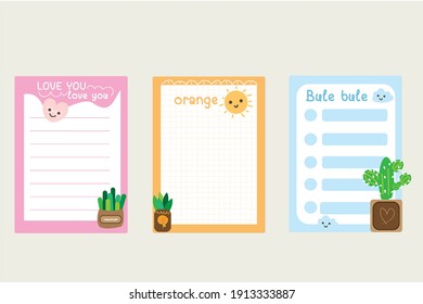 Hay que destacar el papel de 3 colores pastel y la decoración es muy cuidada.