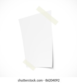 Note paper. Blank paper