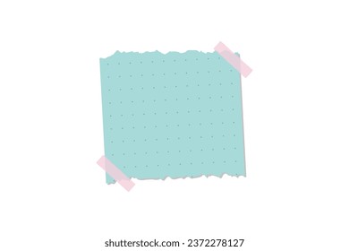 Note Paper. Blank reminder paper notes. Sticky Note. Vector Illustration editabel background