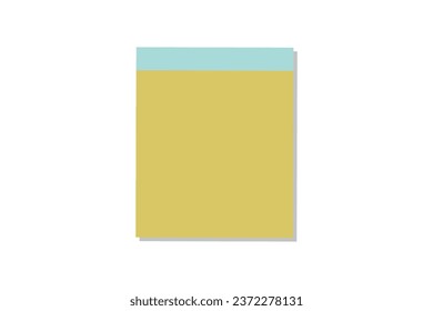 Note Paper. Blank reminder paper notes. Sticky Note. Vector Illustration editabel background