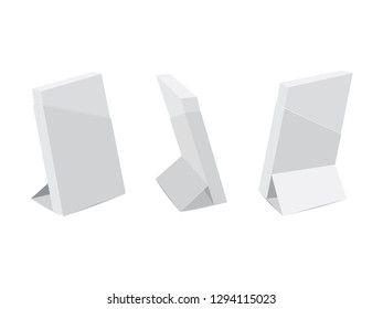 Note paper and box vector mock-up