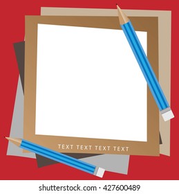 Note paper with conceptual idea