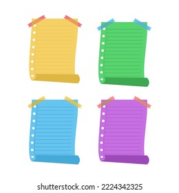 Note paper and duct tape are good for clip art or templates