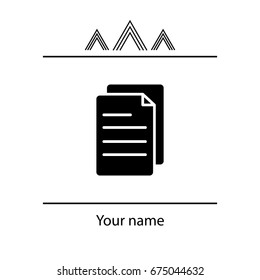 note paper icon. vector illustration