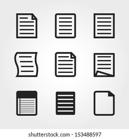 note paper icons