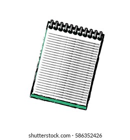 Note paper isolated icon vector illustration graphic design