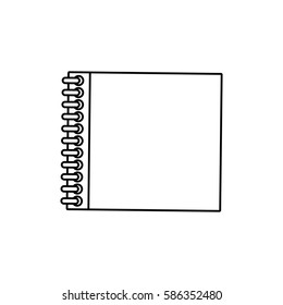 Note paper isolated icon vector illustration graphic design