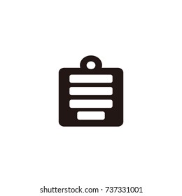 note paper logo. tape logo