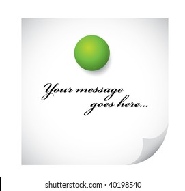 note paper with magnet