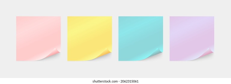 Note paper on gray background