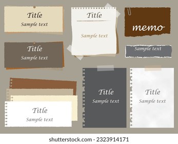 Scrapbook Stickers Clipart Vector, Vintage Brown Scrapbook Paper Sticker  Collection Clipart, Brown Color, Label Tag, Aesthetic PNG Image For Free  Download