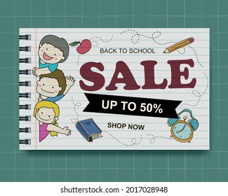 a note paper with sale concept
