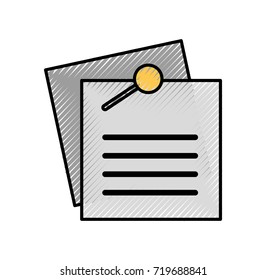 note paper sheet for reminder and memo