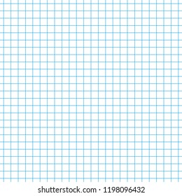 Note paper style blue square seamless pattern with white background.