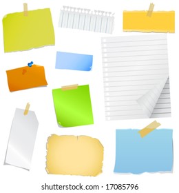 note paper vector