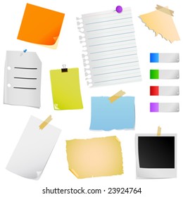 note paper vector