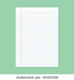 Note paper - Vector