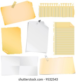 note paper vector