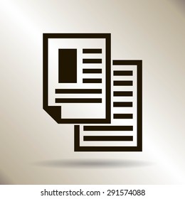 note paper  - Vector icon isolated 