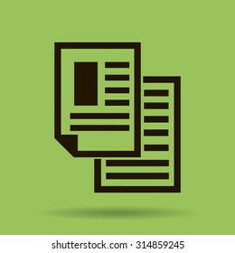 note paper  - Vector icon isolated 