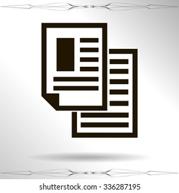 note paper  - Vector icon isolated 