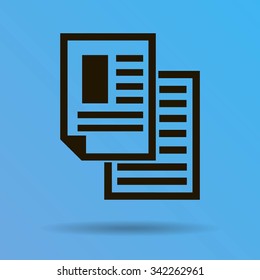 note paper  - Vector icon isolated 
