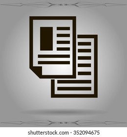 note paper  - Vector icon isolated 