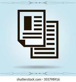 note paper  - Vector icon isolated 