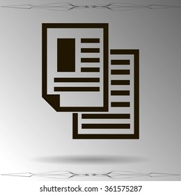 note paper  - Vector icon isolated 