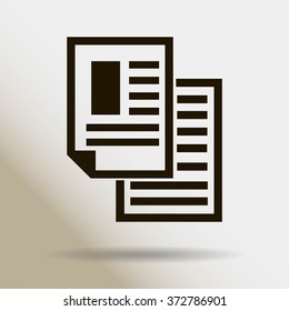 note paper  - Vector icon isolated 