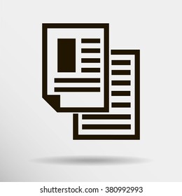 note paper  - Vector icon isolated 