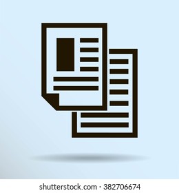 note paper  - Vector icon isolated 
