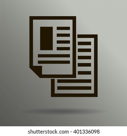 note paper  - Vector icon isolated 