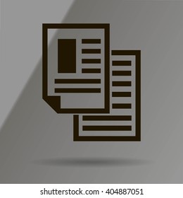 note paper  - Vector icon isolated 