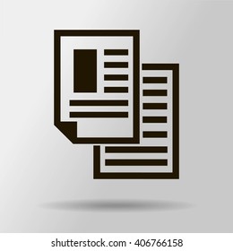 note paper  - Vector icon isolated 