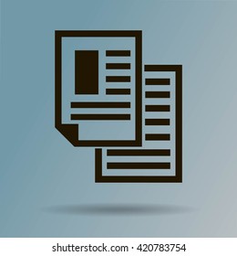 note paper  - Vector icon isolated 