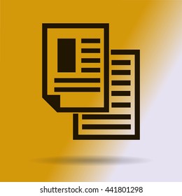 note paper  - Vector icon isolated 