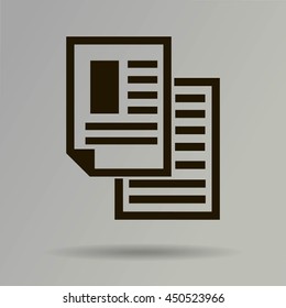 note paper  - Vector icon isolated 