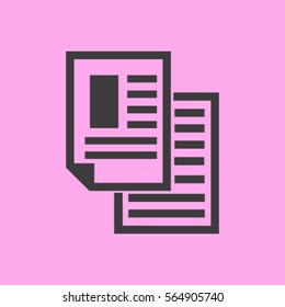 note paper  - Vector icon isolated 