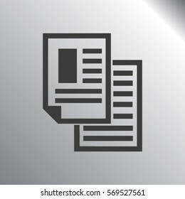 note paper  - Vector icon isolated 