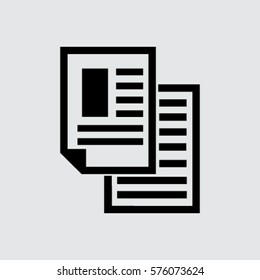 note paper  - Vector icon isolated 