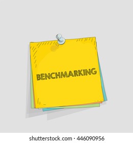 Note paper vector illustration